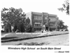 Winnsboro High School on South Main Street 1940
